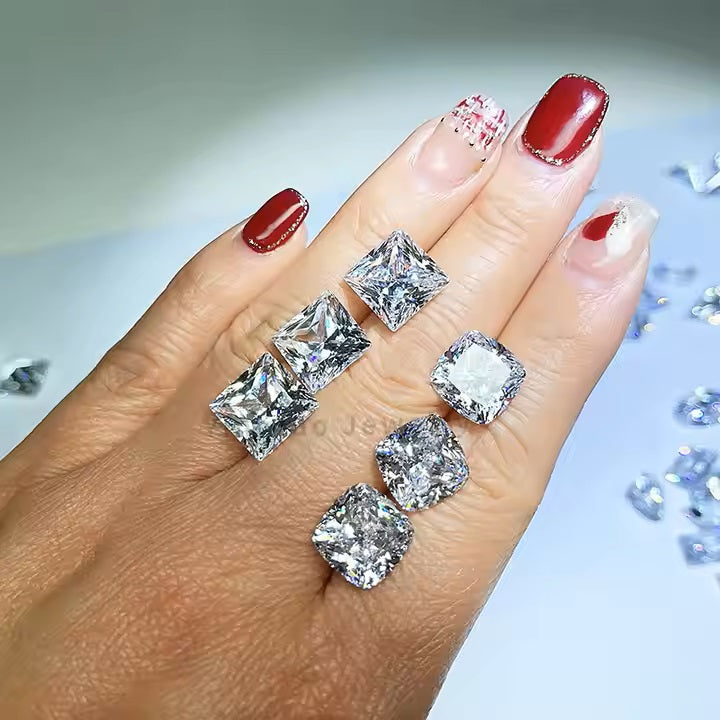 Gra Certificate Loose Stone White Diamond Moissanite for Fine Jewelry Vvs Clarity D Color Factory Price
