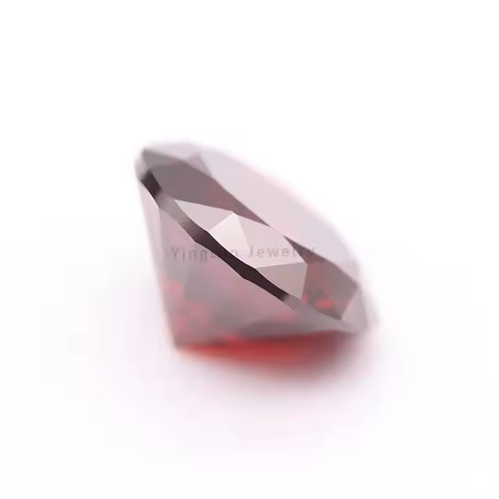 Groothandelsprijs 5Mm Zirkonia D-Granaat Ronde Vorm Gesneden Losse Stenen Cz